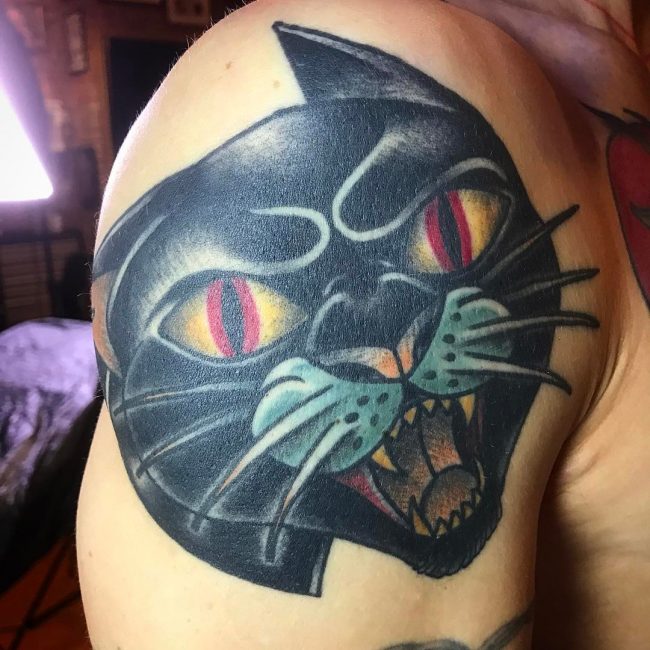 Black Cat Tattoo_