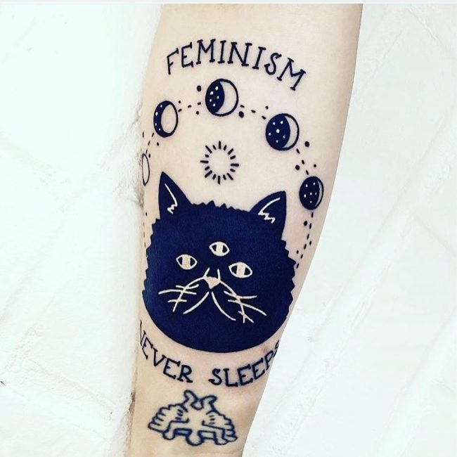 Black Cat Tattoo_