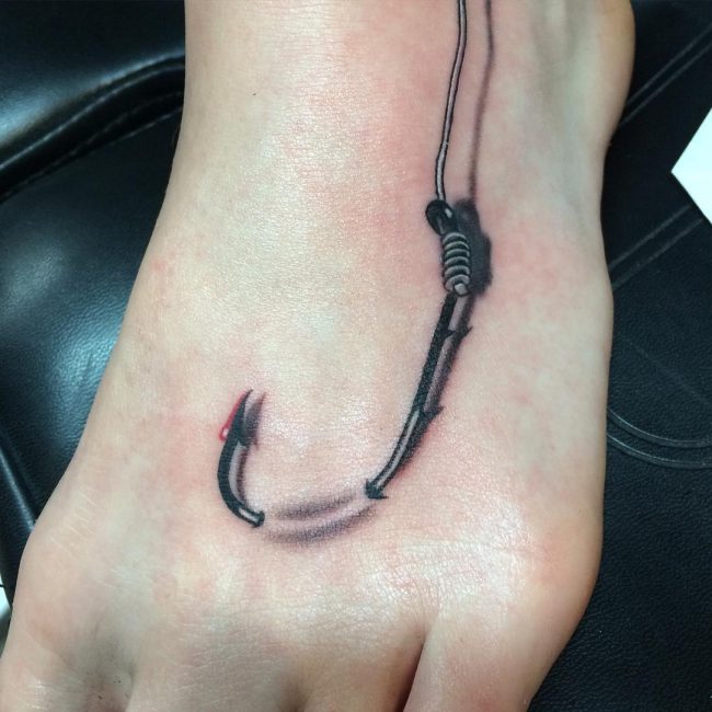 Fish Hook Tattoo_ 