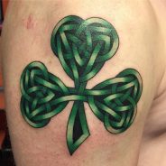 75+ Colorful Shamrock Tattoo Designs - Traditional Symbol of Luck