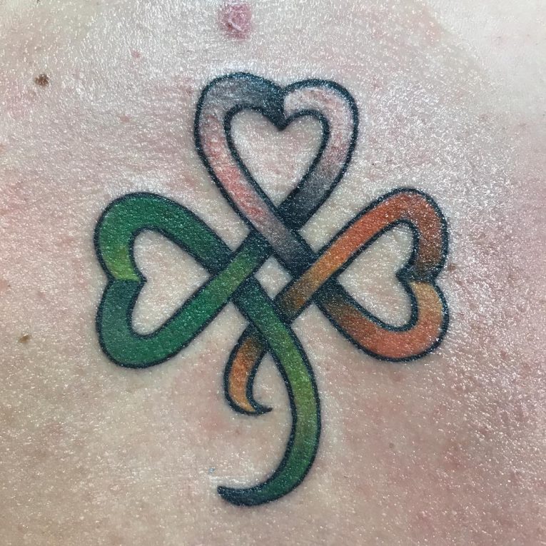 75+ Colorful Shamrock Tattoo Designs - Traditional Symbol of Luck