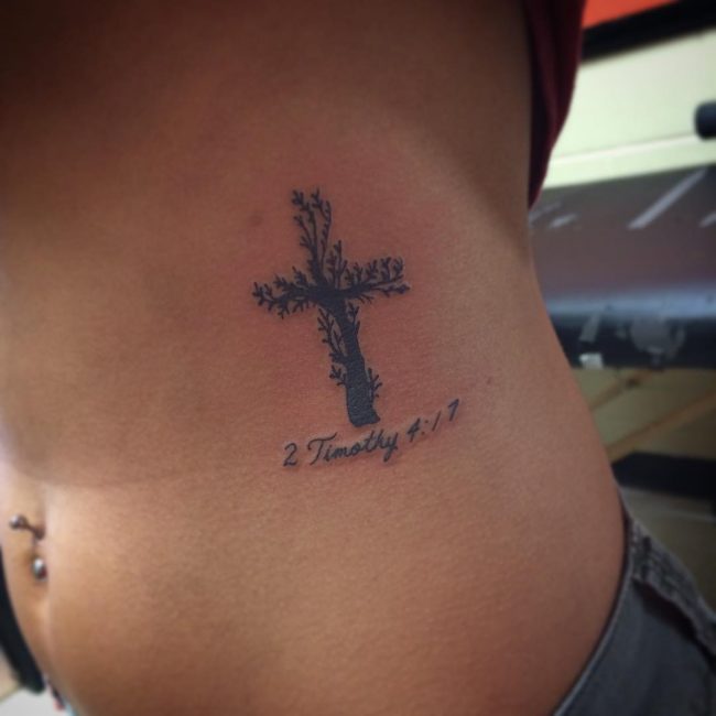 Small Cross Tattoo_