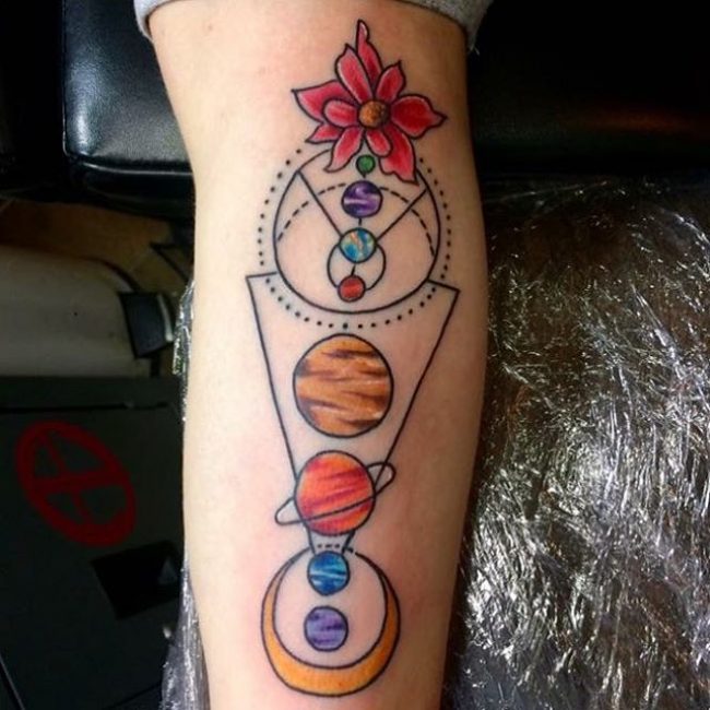 Solar System Tattoo_ 