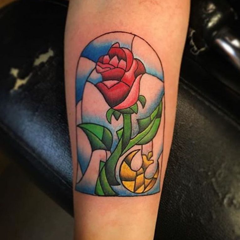 75 Dazzling Stained Glass Tattoo Ideas – Nothing Less Than a Work of Art