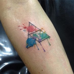 85+ Mighty Triforce Tattoo Designs & Meaning - Discover The Golden Power