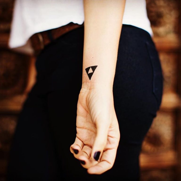 85+ Mighty Triforce Tattoo Designs & Meaning - Discover The Golden Power