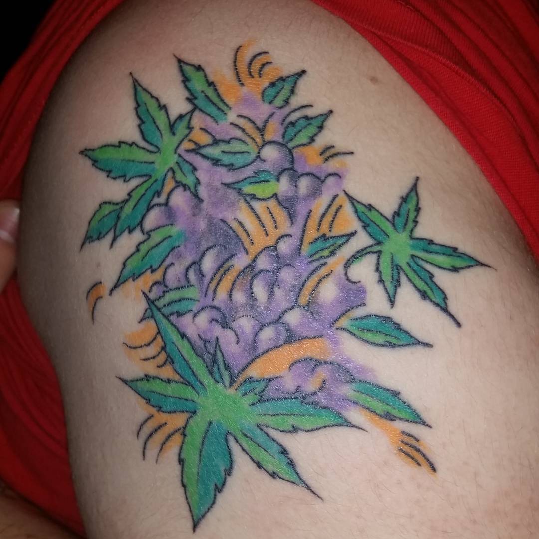 Colors Themes For Cannabis Tattoos.