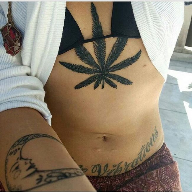Weed Tattoo_