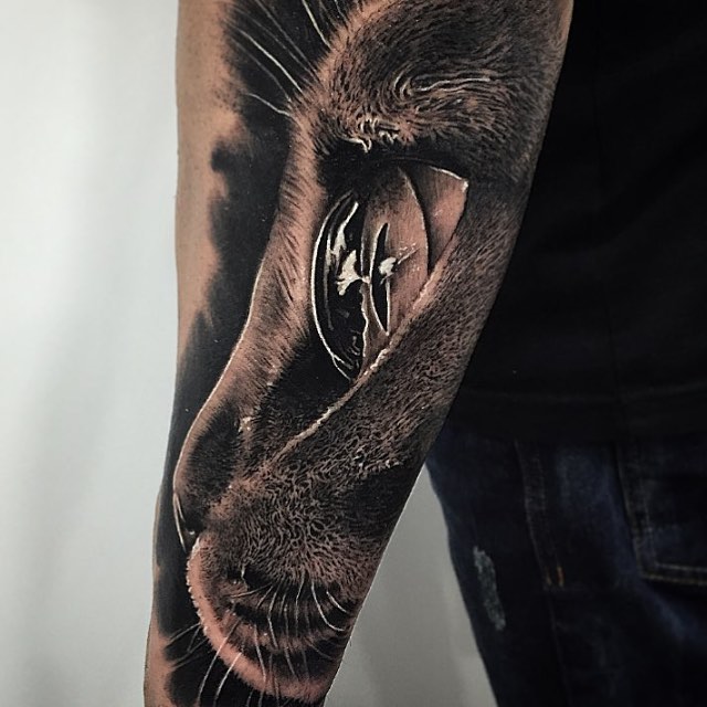 black cat tattoo1