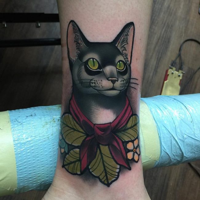 black cat tattoo10