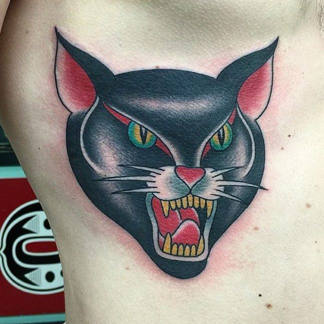 black cat tattoo13