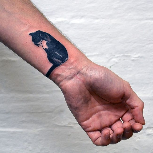 black cat tattoo23