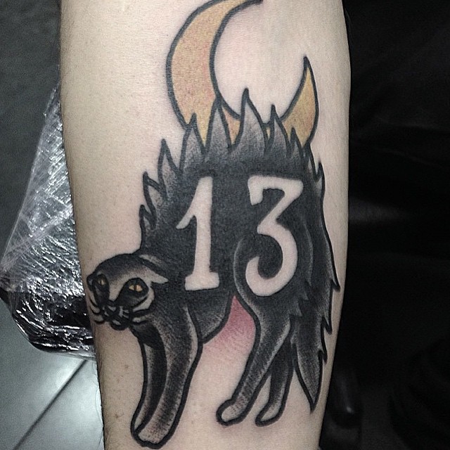black cat tattoo34