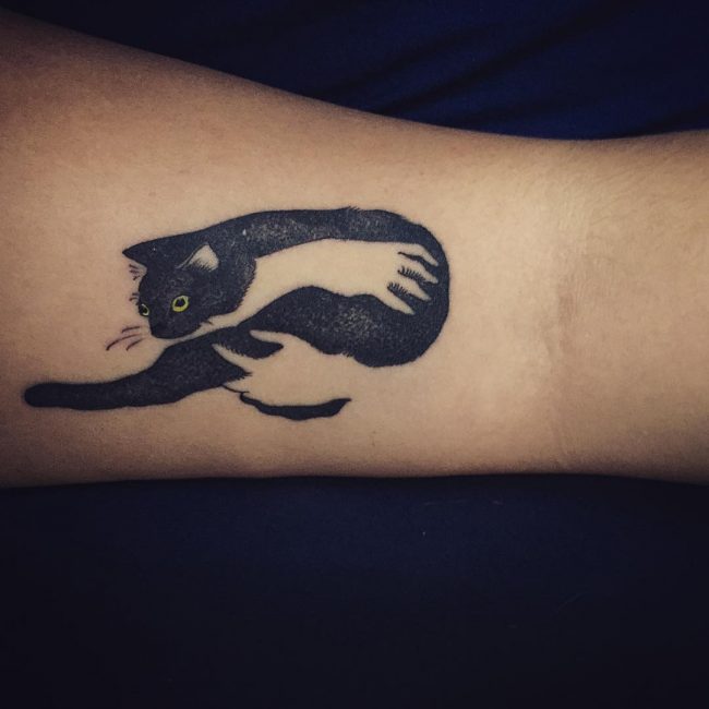 black cat tattoo7