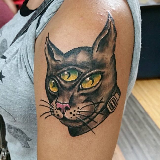 black cat tattoo9