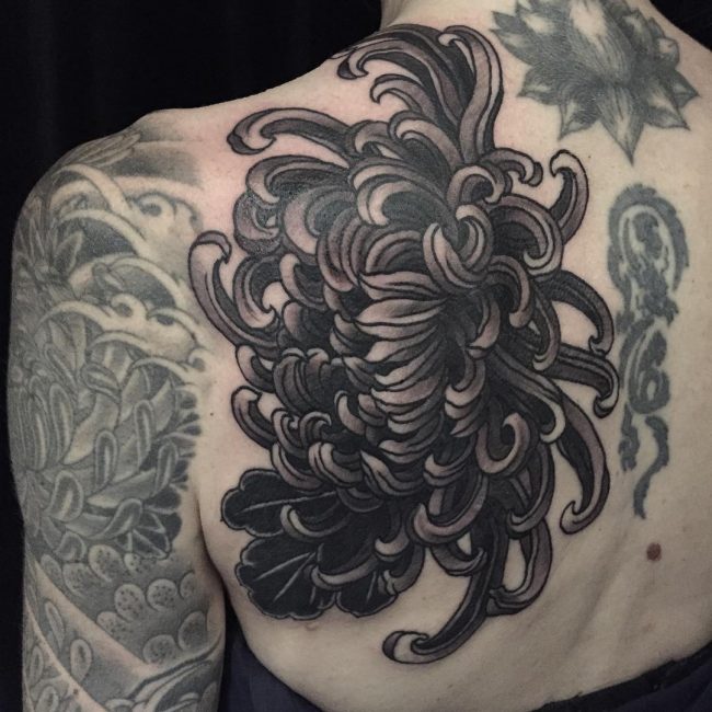 chrysanthemum tattoo22