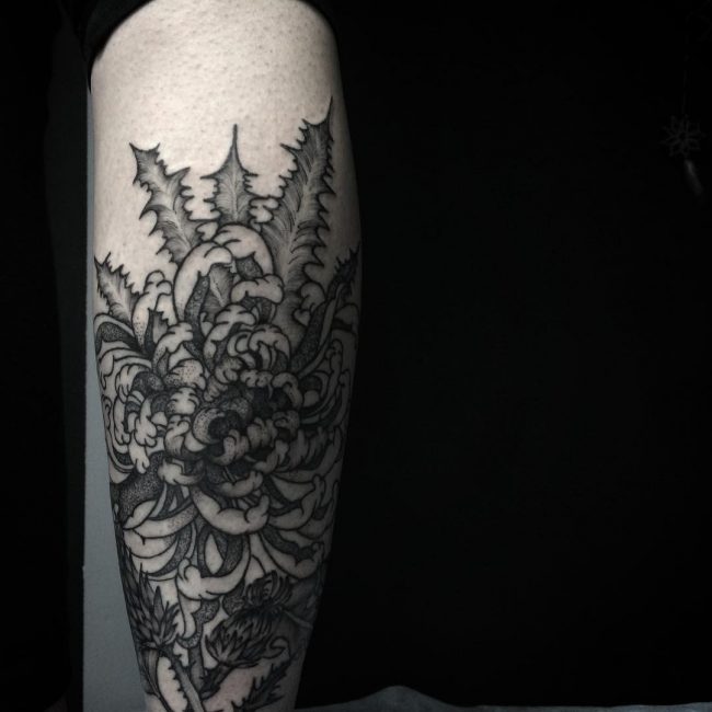 chrysanthemum tattoo32