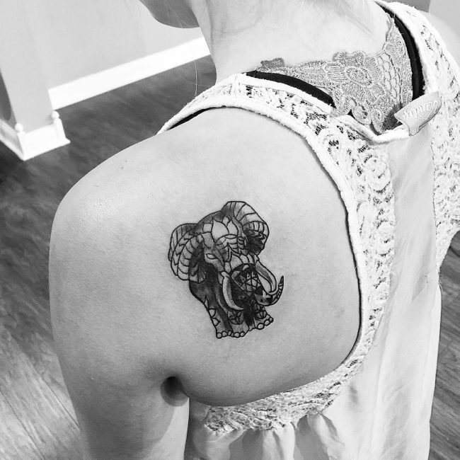 elephant tattoo10