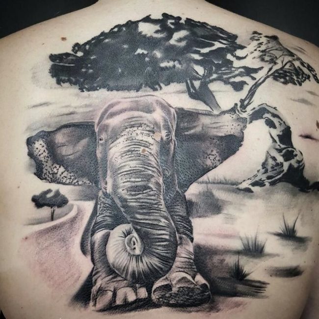 elephant tattoo18