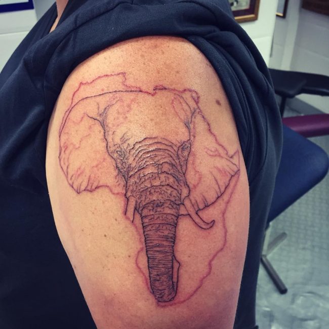 elephant tattoo34