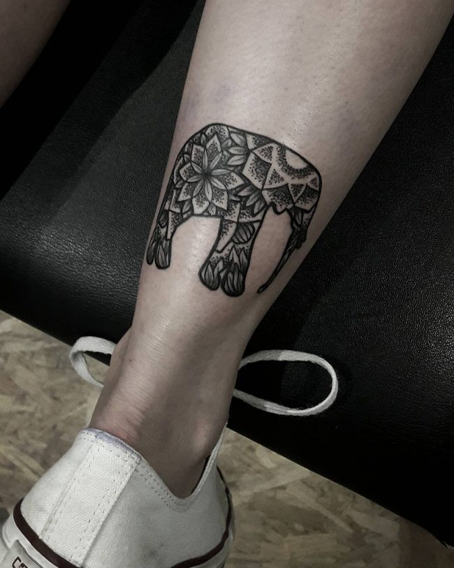 elephant tattoo4