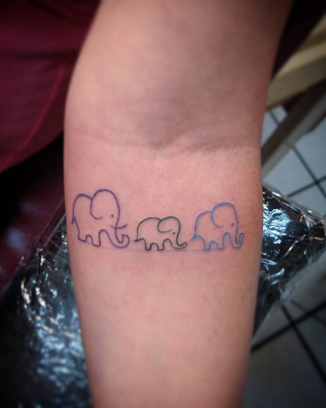 elephant tattoo40