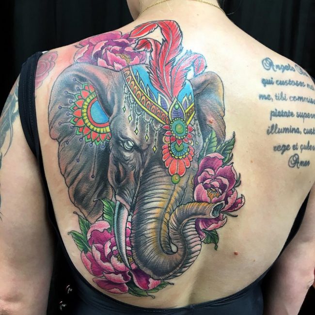 elephant tattoo61