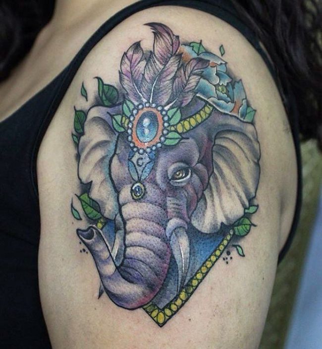 elephant tattoo63