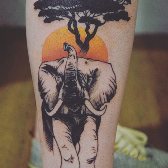 elephant tattoo8