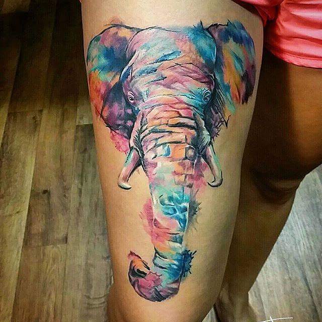 elephant tattoo88