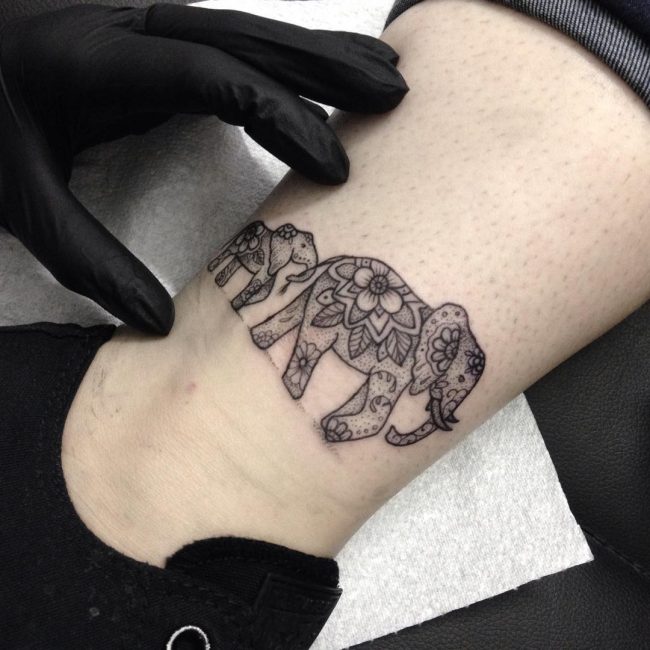 elephant tattoo9