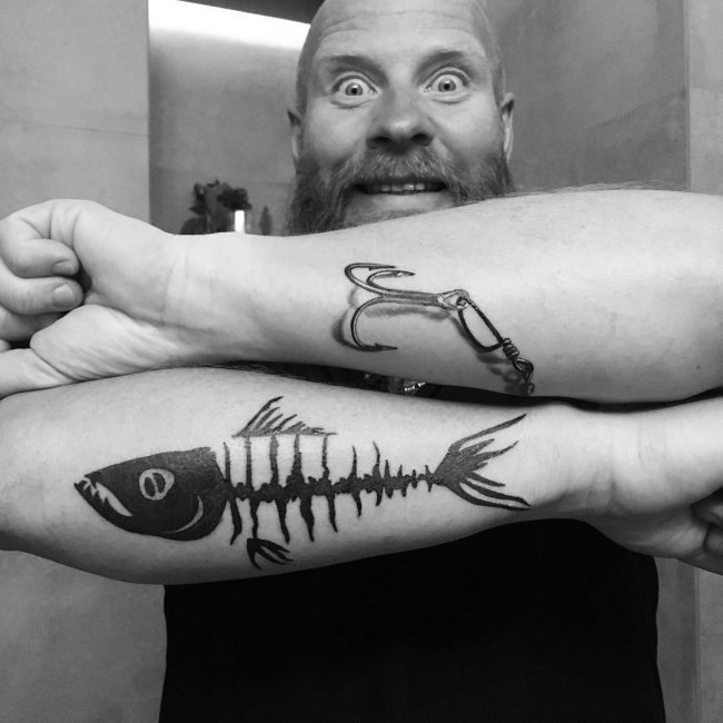 fish hook tattoo1