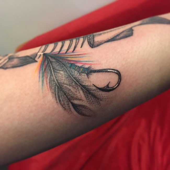 fish hook tattoo18