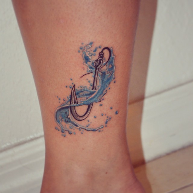 fish hook tattoo24
