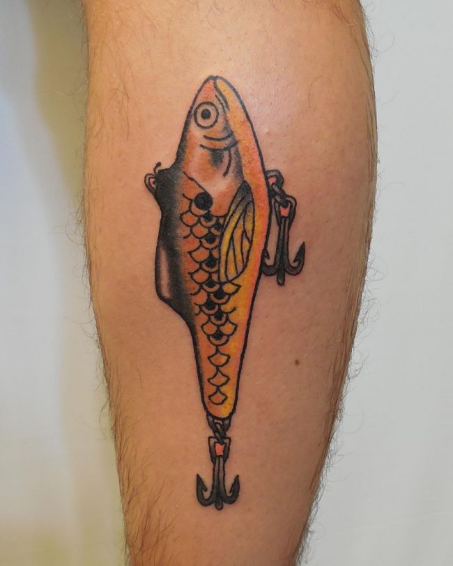 75 Cool Fish Hook Tattoo Ideas - Hooking Yourself with Ink Worth Designs