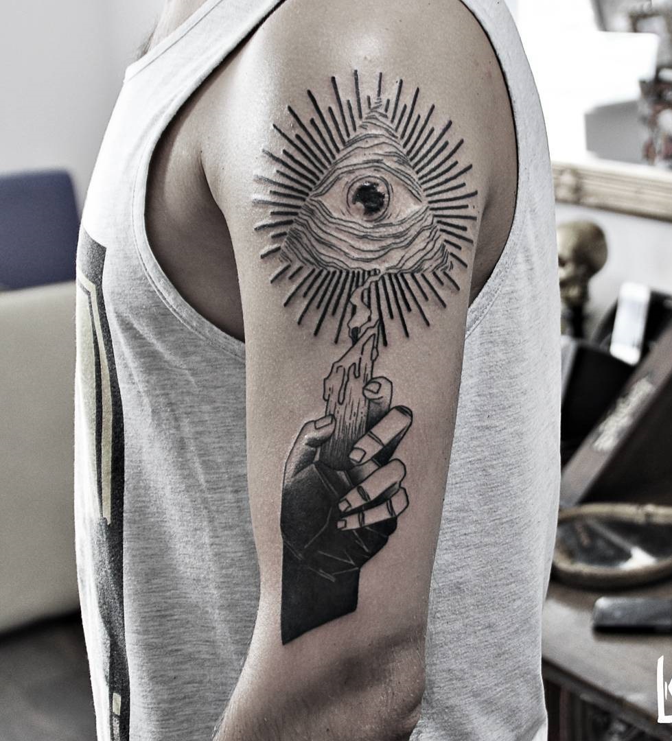 60+ Mysterious Illuminati Tattoo Designs - Illuminati Tattoo13