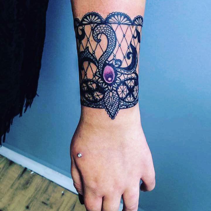 95 Cute Lace Tattoo Designs You Have Never Been So Pretty Before