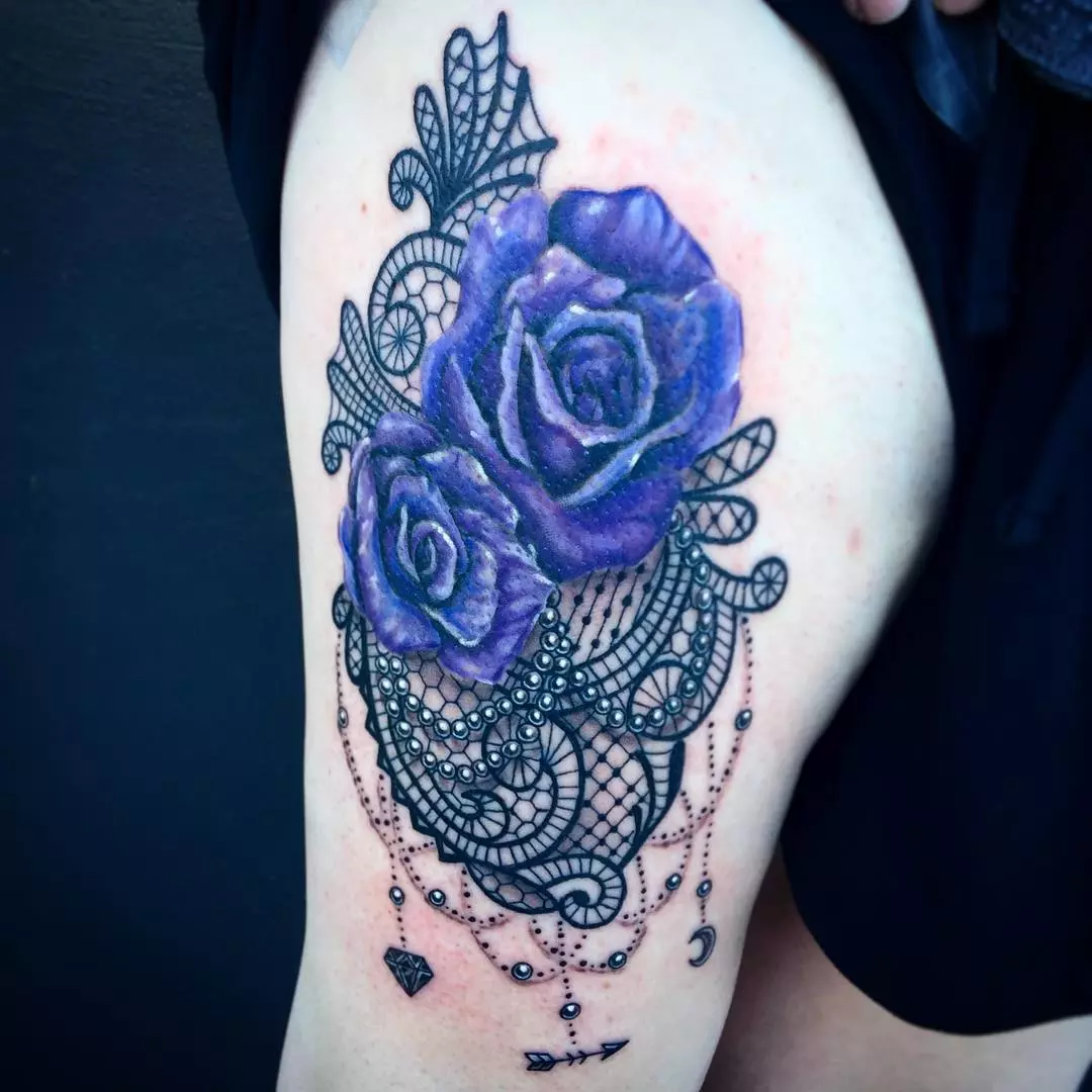 95+ Cute Lace Tattoo Designs – You Have Never Been So Pretty Before