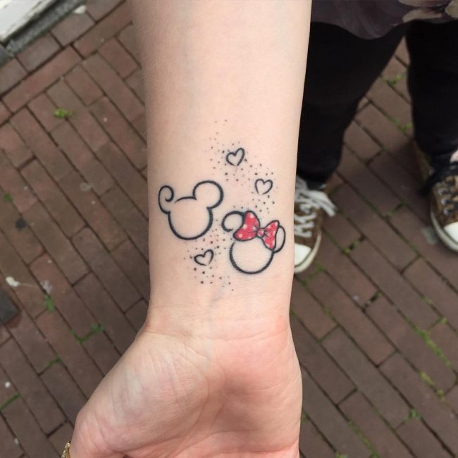mickey and minnie mouse tattoo14