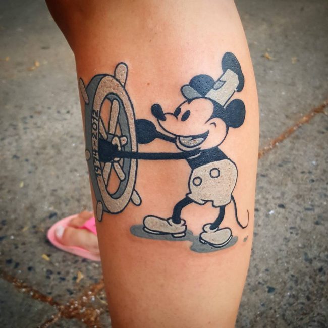 mickey and minnie mouse tattoo25
