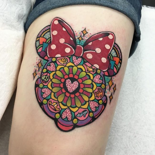 mickey and minnie mouse tattoo28