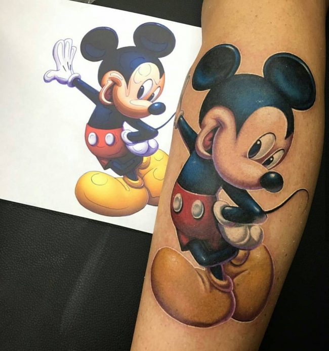 mickey and minnie mouse tattoo3