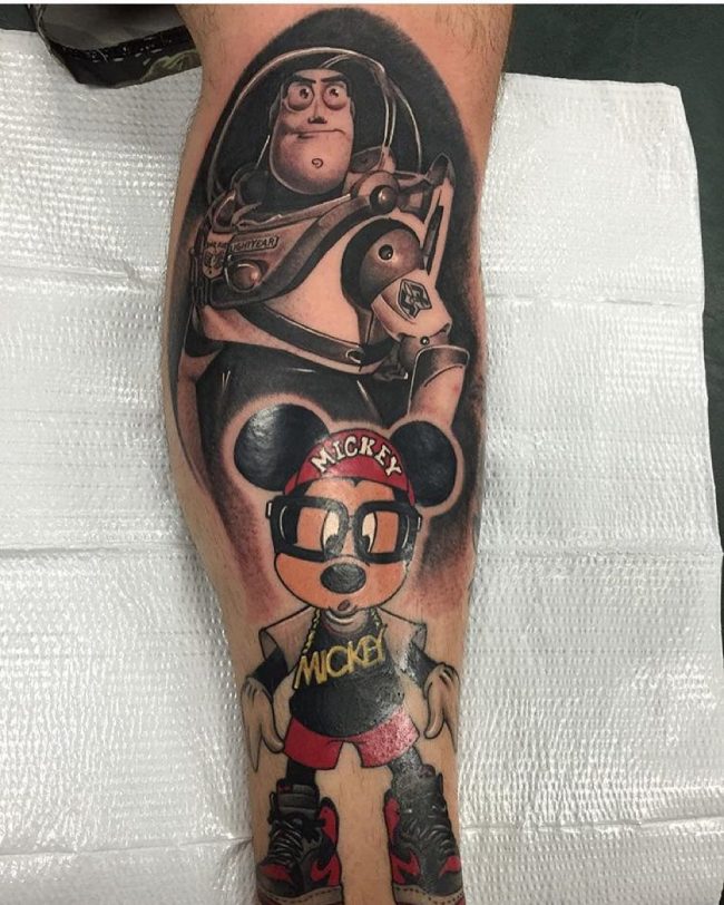 mickey and minnie mouse tattoo32