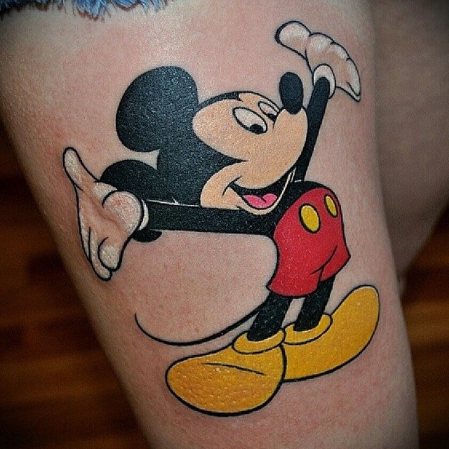 mickey and minnie mouse tattoo34