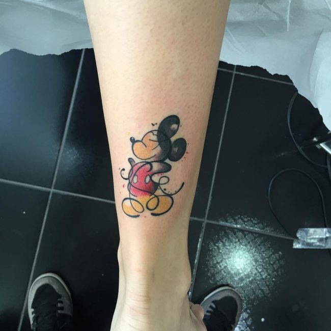 mickey and minnie mouse tattoo39