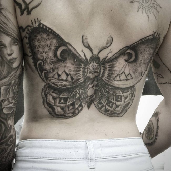 moth tattoo16