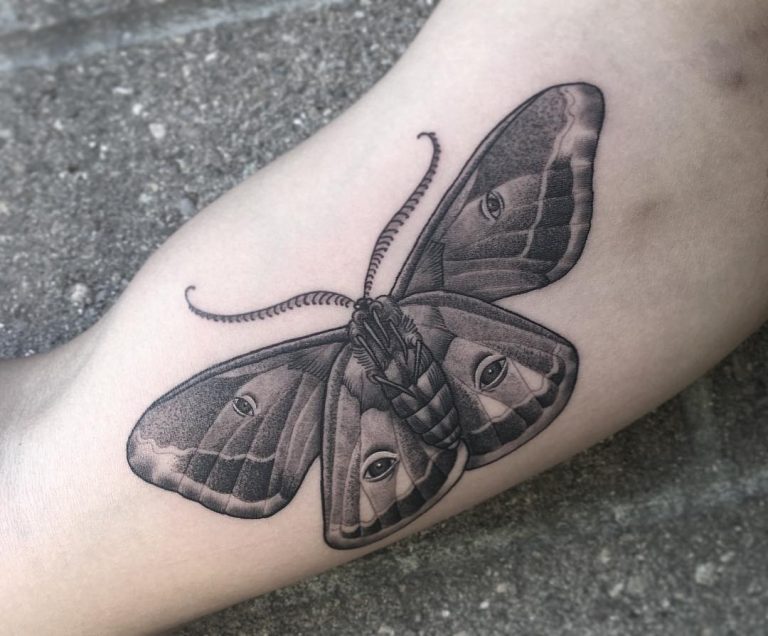 85+ Wondrous Moth Tattoo Ideas - Body Art That Fits your Personality