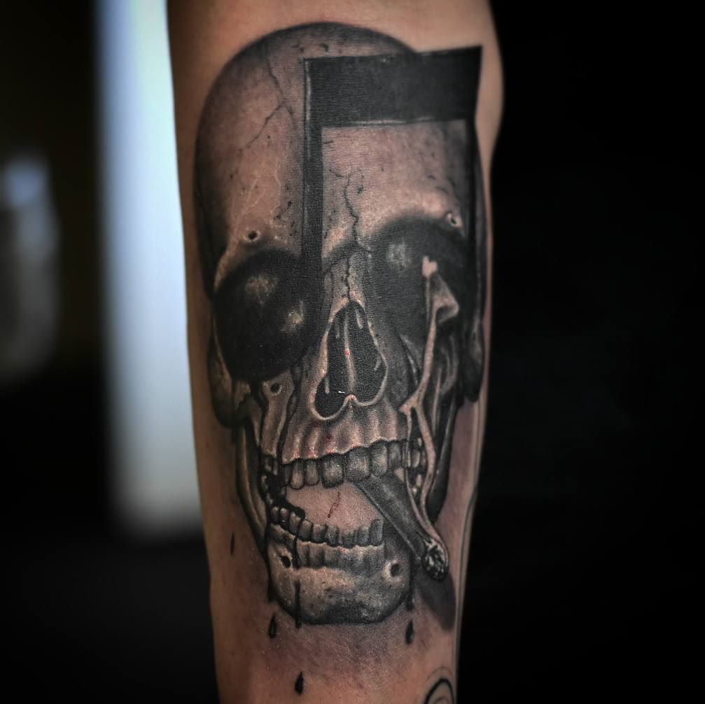 musiknote tattoo