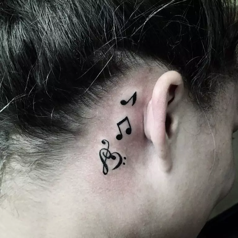 75+ Lovely Music Note Tattoo Ideas – For Those Who Is In Love With Music