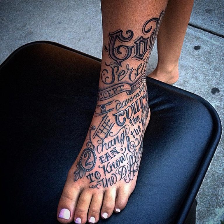 55 Inspiring Serenity Prayer Tattoo Designs-Serenity, Courage & Wisdom